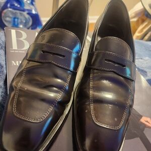 Womens Brown Leather Loafers